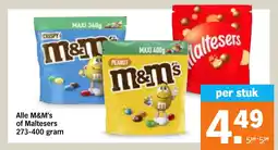 Albert Heijn Alle M&M's of Maltesers aanbieding