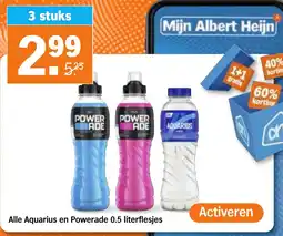 Albert Heijn Alle Aquarius en Powerade aanbieding
