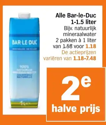 Albert Heijn Alle Bar-le-Duc aanbieding