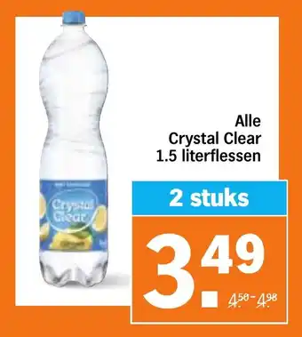 Albert Heijn Alle Crystal Clear aanbieding