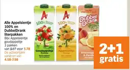 Albert Heijn Alle Appelsientje 3 pakken literpakken aanbieding