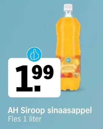 Albert Heijn AH Siroop sinaasappel aanbieding