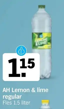 Albert Heijn AH Lemon & lime regular aanbieding