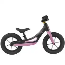 Bol.com Rebel Kidz Loopfiets - Loopfiets - 12 Inch - Zwart/Roze aanbieding