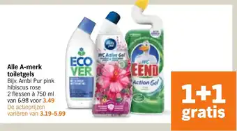 Albert Heijn Alle A merk toiletgels aanbieding