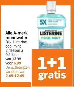 Albert Heijn Alle A mondwater merk aanbieding