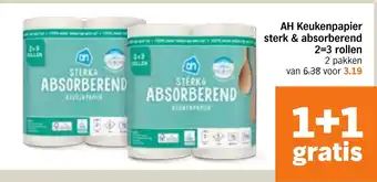 Albert Heijn AH Keukenpapier sterk & absorberend aanbieding