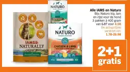 Albert Heijn Alle IAMS en Naturo aanbieding