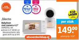 Albert Heijn Babyfoon met camera 4.3" DVM2043 aanbieding