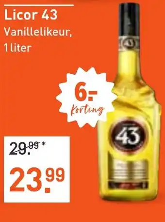 Albert Heijn Licor 43 Vanillelikeur, aanbieding