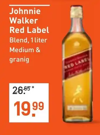 Albert Heijn Johnnie Walker Red Label Blend, aanbieding