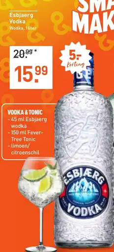 Albert Heijn Esbjaerg Vodka Wodka aanbieding