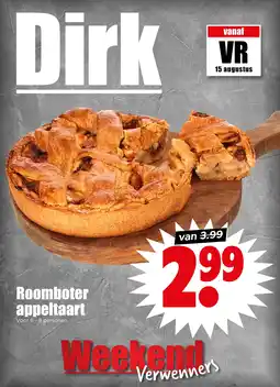 Dirk Roomboter appeltaart aanbieding