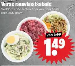 Dirk Verse rauwkostsalade aanbieding