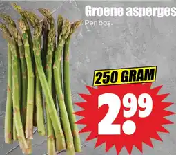 Dirk Groene asperges aanbieding