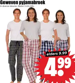 Dirk Geweven pyjamabroek aanbieding