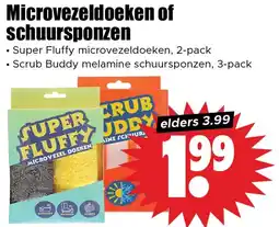 Dirk Microvezeldoeken of schuursponzen aanbieding