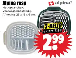 Dirk Alpina rasp aanbieding