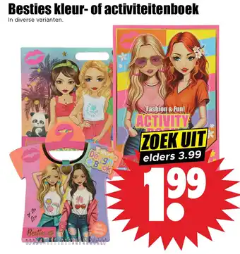 Dirk Besties kleur of activiteitenboek aanbieding