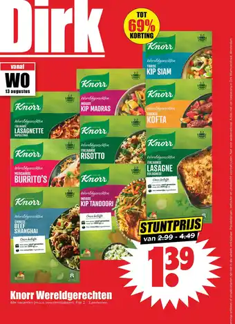 Dirk Knorr Wereldgerechten aanbieding