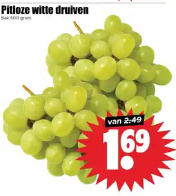 Dirk Pitloze witte druiven aanbieding