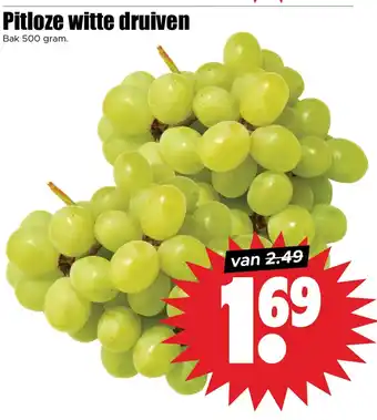 Dirk Pitloze witte druiven aanbieding