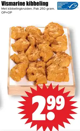 Dirk Vismarine kibbeling aanbieding