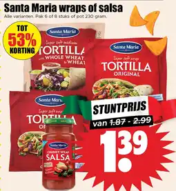 Dirk Santa Maria wraps of salsa aanbieding