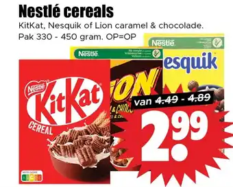 Dirk Nestlé cereals aanbieding