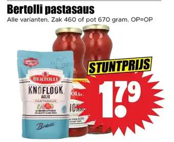 Dirk Bertolli pastasaus aanbieding