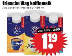 Dirk Friesche Vlag koffiemelk aanbieding