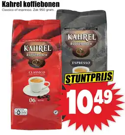 Dirk Kahrel koffiebonen aanbieding