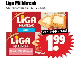 Dirk Liga Milkbreak aanbieding