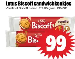 Dirk Lotus Biscoff sandwichkoekjes aanbieding