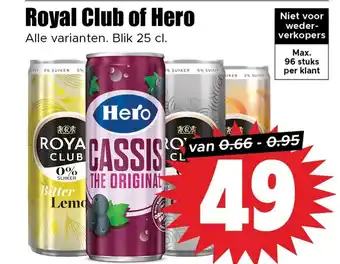 Dirk Royal Club of Hero aanbieding