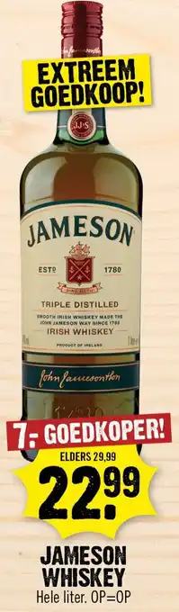 Dirk Jameson Whiskey aanbieding