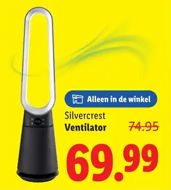 Lidl Silvercrest Ventilator aanbieding