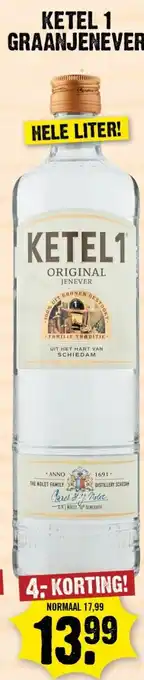 Dirk Ketel 1 graanjenever aanbieding