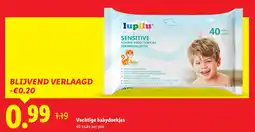 Lidl Vochtige babydoekjes aanbieding
