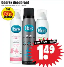 Dirk Odorex deodorant aanbieding
