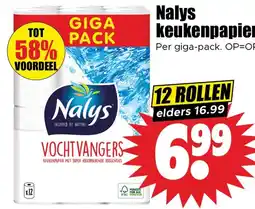 Dirk Nalys keukenpapier aanbieding