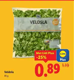 Lidl Veldsla aanbieding