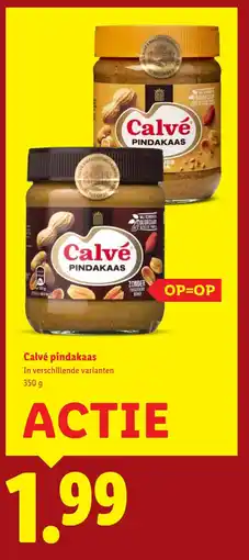 Lidl Calvé pindakaas aanbieding