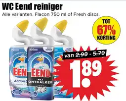 Dirk WC Eend reiniger aanbieding