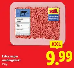 Lidl Extra mager rundergehakt aanbieding