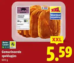 Lidl Gemarineerde speklapjes aanbieding