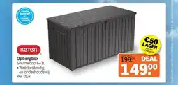 Albert Heijn KETER Opbergbox Southwood aanbieding
