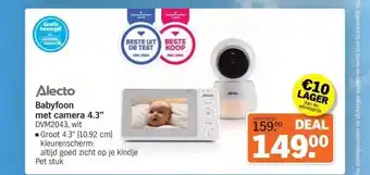 Albert Heijn Alecto Babyfoon met camera aanbieding