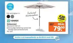 Albert Heijn VONROC Stokparasol aanbieding