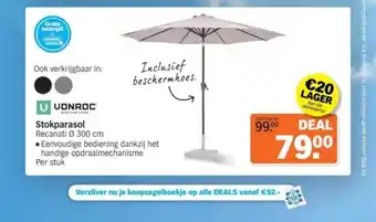 Albert Heijn VONROC Stokparasol aanbieding